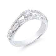 14KT White Gold 0.45ctw Diamond Ring