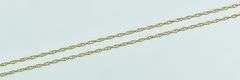 14K Yellow Gold 1.0m Rolling Cable Woven Link Twist Necklace
