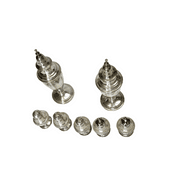 Vintage Sterling and Silver Plated Shakers Dunkirk and Paris WM Rogers & Son, Lot of 7