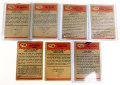 7 Bowman 1955 Football Cards with Rookies