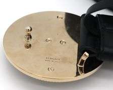 Versace Crystal Embalished Medusa Buckle Belt