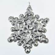 Sterling Silver 1971 Gorham Snowflake Christmas Star Ornament