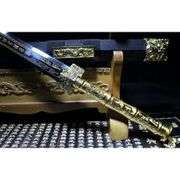 Authentic Hand-Forged Chinese Han Jian Blue Dragon Sword