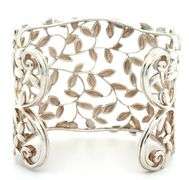 Tiffany & Co. Paloma Picasso Olive Leaf Cuff Bracelet in Sterling