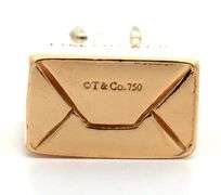 Tiffany & Co. Shopping Bag Pendant Charm in 18K