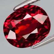 Fiery 3.10ct top red Spessartite Garnet