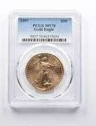 MS70 1997 $50 American Gold Eagle 1 Oz Gold PCGS