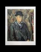 Paul Cezanne, The Artist's Son, Paul
