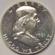 1961 Proof Franklin Half Dollar