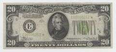 Very Scarce 1934 Series $20 Federal Reserve STAR note
