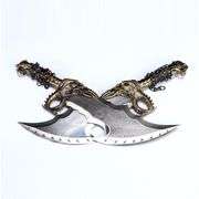 God of War Authentic Kratos Double Blades with Plaque