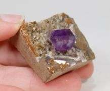Amazing 235.70ct natural Amethyst in matrix