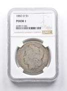 POOR 1 1882-O Morgan Silver Dollar NGC Lowball Pocket Piece