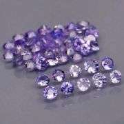 Non stop flashing 3.88ct diamond cut Tanzanite set