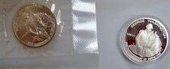 2 Proof 1982 S & 2 1982 D Unc Washington Comm Half Dollar