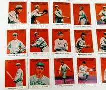 20 Cracker Jack Baseball Players Reprints