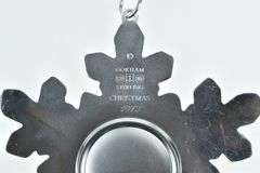 Sterling Silver 1973 Gorham Snowflake Christmas Star Ornament