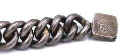 925 Sterling silver Mexico cuban link bracelet