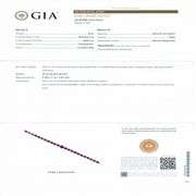 PLATINUM BURMESE RUBY AND DIAMOND BRACELET 20.63 C.T.W.