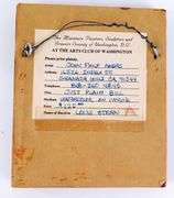 Signed Watercolor on Ivorine, William R. Buckley