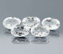 Glittering 15.25ct diamond white Topaz set