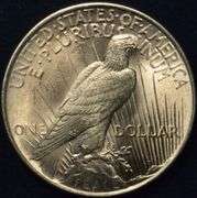1922 Peace Silver Dollar BU