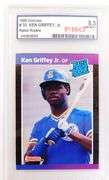 Ken Griffey, Jr. Donruss Rookie Baseball Card, Graded 8.5