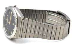 Citizen quartz day date black dial watch
