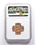 MS66 1925 Great Britain 1 Sovereign Gold Coin NGC