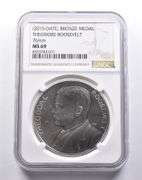 Grade Co. Err MS69 (2015-Date) Theodore Roosevelt 1oz Silver Medal NGC