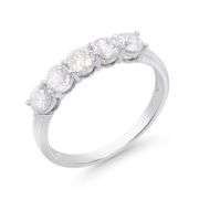 14KT White Gold 1.10ctw Diamond Ring