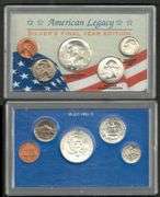 American Legacy Silver's Final Year Edition 5 coins