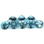 Amazing! 12 piece 13.87ct full fire sky blue Topaz set