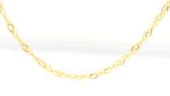 18kt Yellow gold Singapore chain necklace