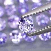 Stunning 3.28ct diamond cut Tanzanite set