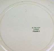 Antique French Fortune Telling Plate