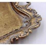 Antique Gold Vintage Trinket Dish
