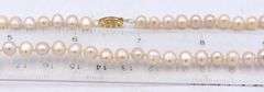 Pink fresh water pearl necklace