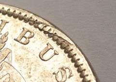 1880-O Morgan Silver Dollar Lamination Error