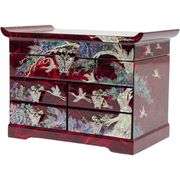 Mother of Pearl Jewelry Organizer Box