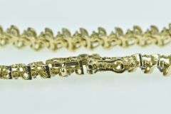 10K Yellow Gold 1.00 Ctw Diamond Classic Vintage Tennis Bracelet