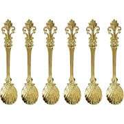 Vintage Gold Mini Spoons Set 6 Pack