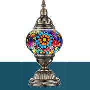 Handmade Turkish Mosaic Glass Table Lamp
