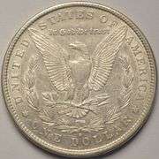 1880-O Morgan Silver Dollar Lamination Error