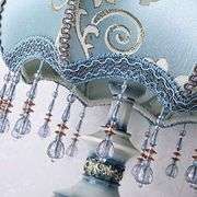 Victorian Blue Table Lamp
