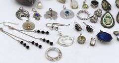 Group lot of Vintage 925 sterling silver mixed jewelry