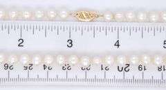 Fresh water white pearl necklace