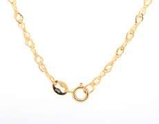18kt Yellow gold Singapore chain necklace