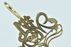 14K Yellow Gold #1 Number One Mom Mother's Day Charm/Pendant