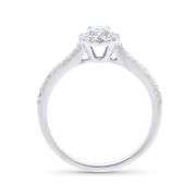 14KT White Gold 0.53ctw Diamond Ring